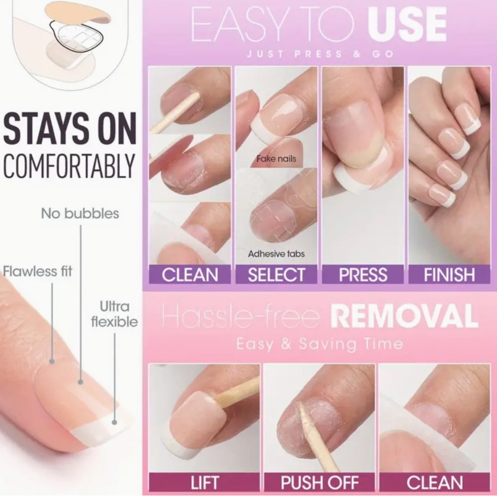 New in box press on nail kit - Picture 3 of 6
